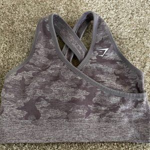 Gymshark Camo Seamless Sports Bra